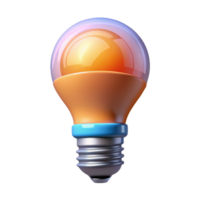 vibrant vintage Futuristic lightbulb with adjustable color temperature and brightness premium png
