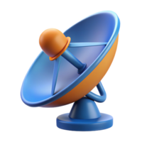 dramatic artistic Satellite dish pointing upwards professional png