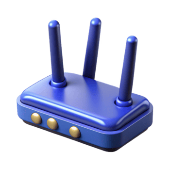 Maravilhoso tradicional sem fio roteador com antenas autêntico png