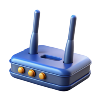wonderful artistic Wireless router with antennas high resolution png