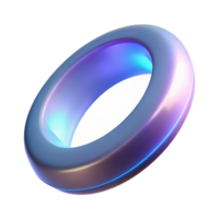 elegant minimalist A single, magical ring, glowing with an inner light, authentic png