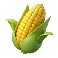 extraordinary artistic Ear of corn, kernels visible authentic png