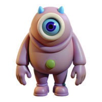serene minimalist Cyclops, one-eyed giant, mythical creature, high resolution png