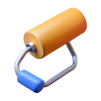 serene modern Paint roller authentic png