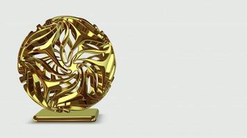 Background, Golden Sphere, Looped, Shape, Unique Design, Reflection video