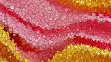 Paints, Multicolored Business Background, Cubes, Unique Design, Shapes, Reflection video