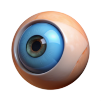 magnificent creative A realistic rendering of a human eye, genuine png