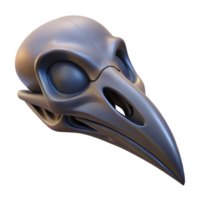 magnificent creative A single, realistic raven skull, authentic png
