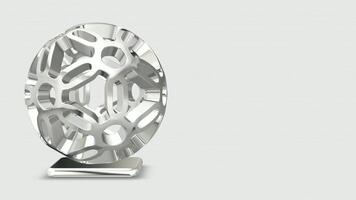 Rotation, Elite Silver Sphere, Looped, Shape, Unique Design, Background video