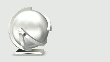 Shape, Silver Sphere, Looped, Unique Design, Background, Reflection video