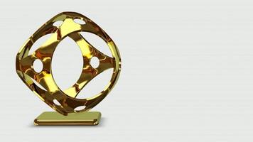 Looped, Elite Golden Sphere, Shape, Unique Design, Background, Figure, Rotation video