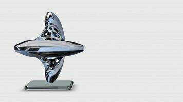 Elite Chrome Sphere, Looped, Shape, Unique Design, Background, Rotation video