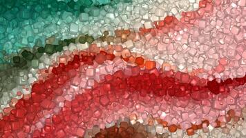 Cubes, Elegant Multicolored Background, Paints, Shapes, Exclusive, Figures, Reflection video