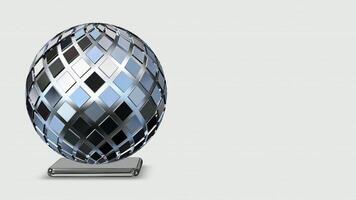 Background, Chrome Sphere, Looped, Shape, Unique Design, Reflection video
