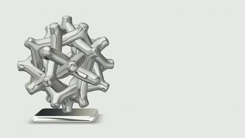 Elite Silver Sphere, Looped, Shape, Unique Design, Background, Rotation video