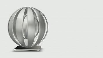 Background, Silver Sphere, Looped, Shape, Unique Design, Reflection video