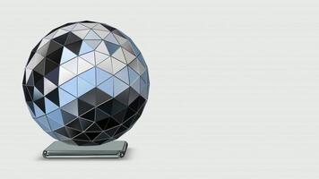 Shape, Elite Chrome Sphere, Looped, Unique Design, Background, Rotation video