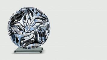 Shape, Chrome Sphere, Looped, Unique Design, Background, Reflection video
