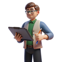 dramatic rustic Graphic designer with drawing tablet, 4K png