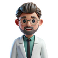 vibrant rustic Scientist in lab coat high resolution png