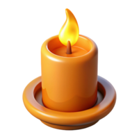 wonderful minimalist Burning candle high resolution png
