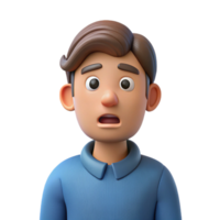 vibrant rustic Man with a questioning expression high resolution png