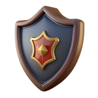 beautiful traditional A single, ornate shield, emblazoned with a coat of arms, authentic png