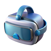 dramatic artistic Virtual reality headset with futuristic design original png