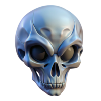 stunning contemporary Alien skull with intricate bone structure genuine png