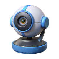 beautiful rustic High-definition security camera with pan and tilt function high resolution png