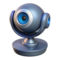 elegant abstract High-definition security camera with pan and tilt function high quality png