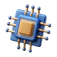extraordinário moderno microchip com complexo circuitos padronizar Prêmio png