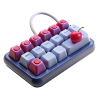 extraordinary artistic Mechanical keyboard with Cherry MX switches authentic png