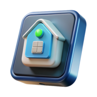 extraordinary contemporary Smart home hub with touch screen display high quality png
