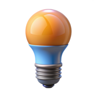 wonderful artistic Smart light bulb with adjustable color temperature 4K png