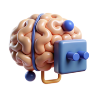 magnificent rustic Brain-computer interface connecting mind to machine 4K png