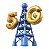 serene minimalist 5G cellular tower transmitting data high quality png