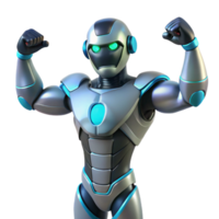 elegant abstract Futuristic exoskeleton enhancing human strength high resolution png