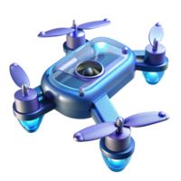 serene vintage High-resolution render of a futuristic drone chassis, premium png