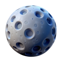 dramatic classic A single, full moon with visible craters authentic png