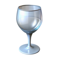 extraordinary minimalist A single, wine glass, empty, crystal clear high resolution png