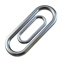 vibrant abstract A single, paperclip, silver, standard size 4K png