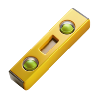 impressive rustic A single, level, spirit level, yellow high quality png