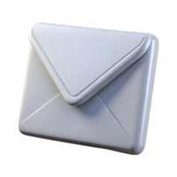 impressive abstract A single, envelope, white, sealed high resolution png