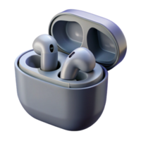 magnificent creative A pair of wireless earbuds, charging in their case original png