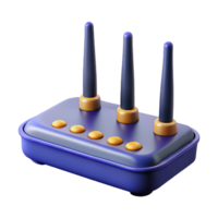vibrant abstract A router, wireless, with multiple antennas high quality png