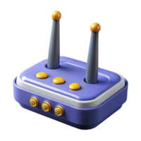 impressive creative A router, wireless, with multiple antennas 4K png