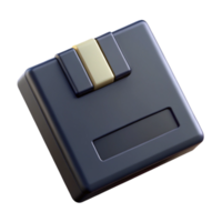 extraordinary vintage A floppy disk, black and square high resolution png