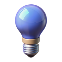 serene contemporary A single, modern light bulb, LED technology premium png