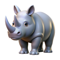 magnificent minimalist A rhinoceros authentic png